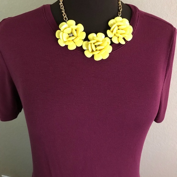 Old Navy Burgundy Knit Dress Size L - Picture 5 of 8